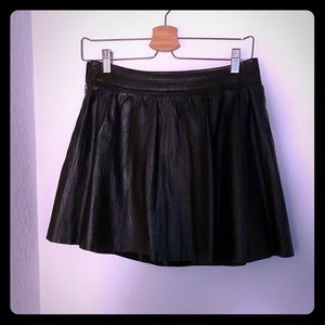 Authentic leather skirt